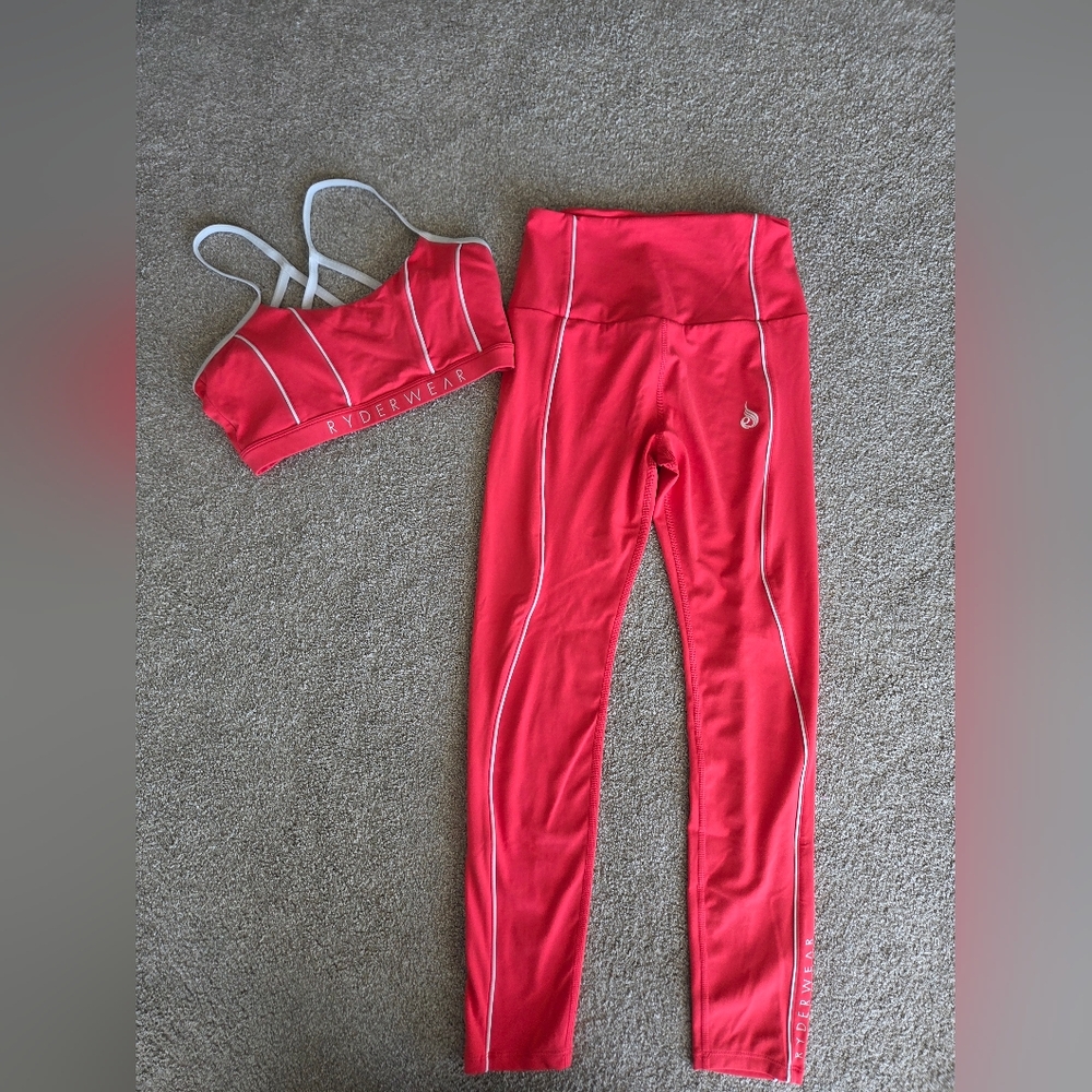 Ryderwear Vibrant Red Activewear Set